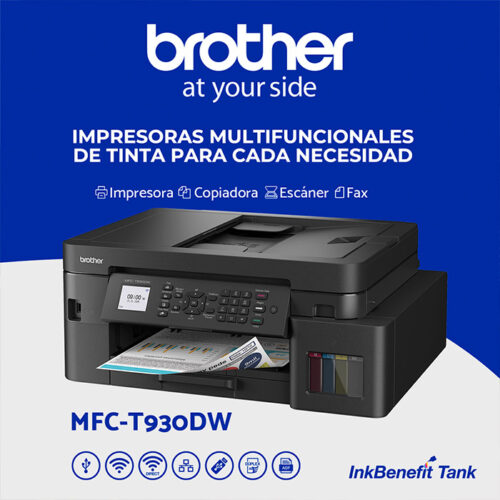 MFC-T930DW Impresora multifuncional de inyección tinta color InkBenefit Tank - Imagen 4