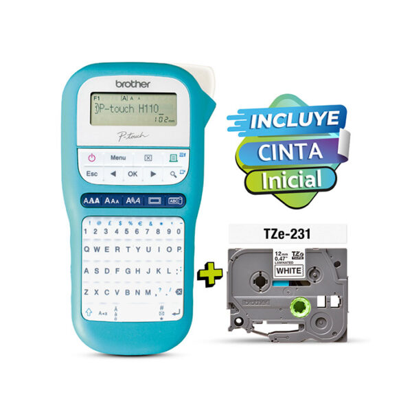 PT-H110TB Rotuladora portátil de fácil uso
