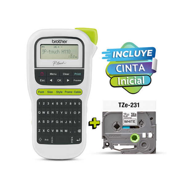 PT-H110 Rotuladora portátil de fácil uso 1 PT-H110 Rotuladora portátil de fácil uso