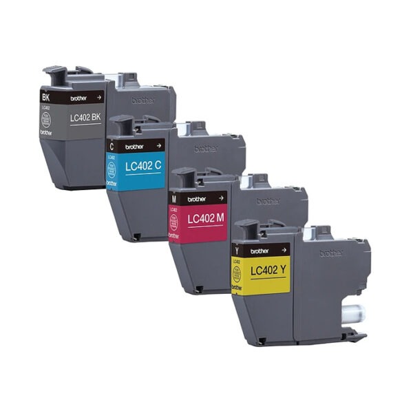 LC402 Pack 4 Tintas (CMYK) Original Brother